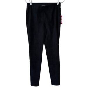 NWT Vince Camuto Women’s Pull On Suede Leggings Size S Black Casual Office